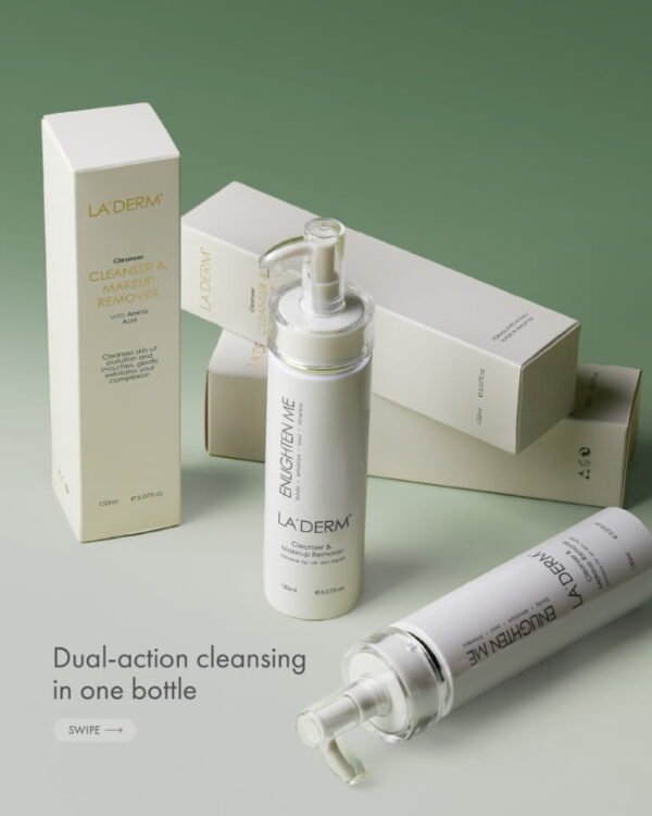 LA’DERM Cleanser & Make Up Remover