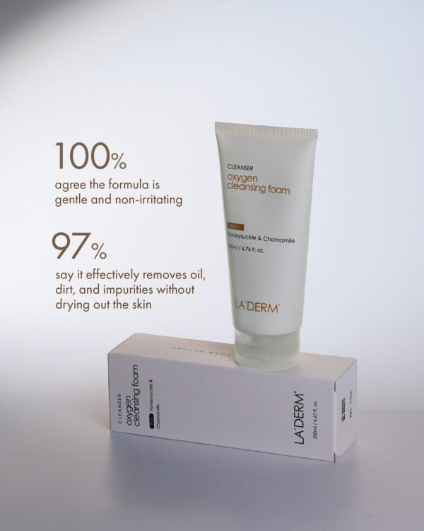LA’DERM Oxygen Cleansing Foam USP (1) LA’DERM Oxygen Cleansing Foam