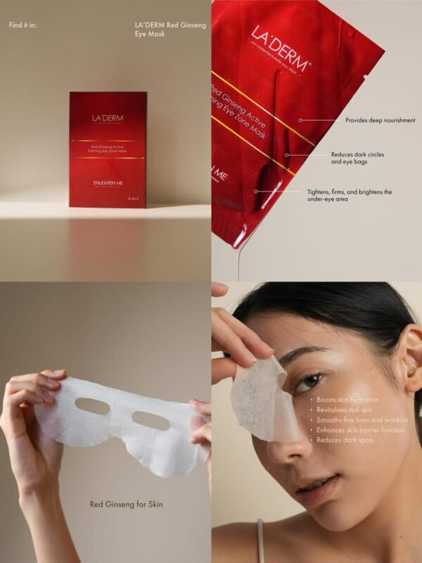 LA’DERM Red Ginseng Eye Shining Mask